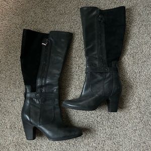 CLARKS artisan multi zipper boots